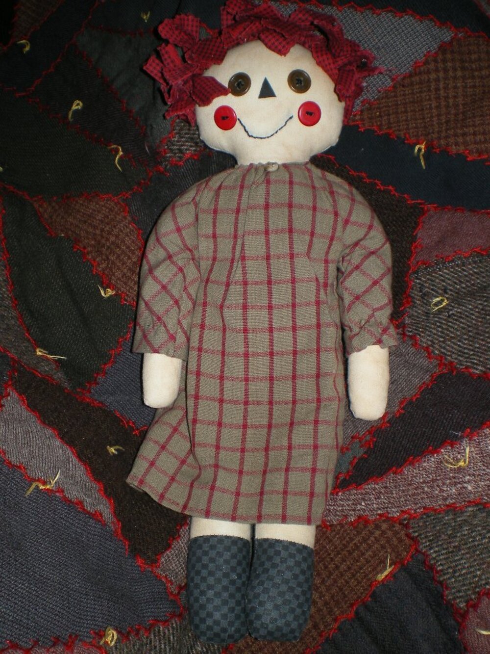 Primitive Handmade Rag Doll